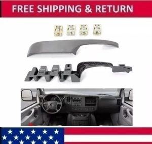 Driver Side Left Door Pull Handle Armrest For 2003-2019 Chevy Express GMC Savana - Picture 1 of 12