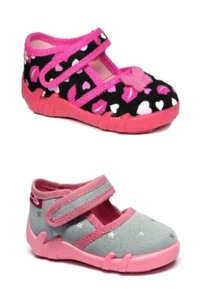 RenBut Baby Kinder Mädchen Hausschuhe Textilschuhe mit Lederinnensohle  - Bild 1 von 22