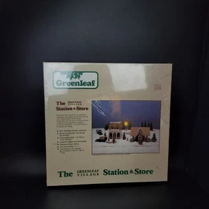 VTG '87 Greenleaf Village STATION & STORE Kit #8025 1:48 scale Lionel O. SEALED - Picture 1 of 3