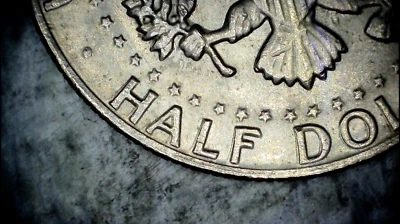 1983 P Kennedy Half Dollar Double Lettering & Collar - Image 1 of 4