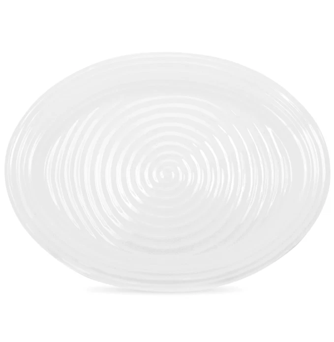 Plato de pavo Portmeirion Sophie Conran blanco ovalado H1508 Foto 1 de 1