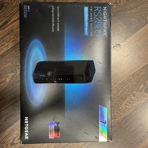 NETGEAR Nighthawk Wi-Fi 7 Tri-Band Router RS280S BE9200 Open Box - Afbeelding 1 van 1