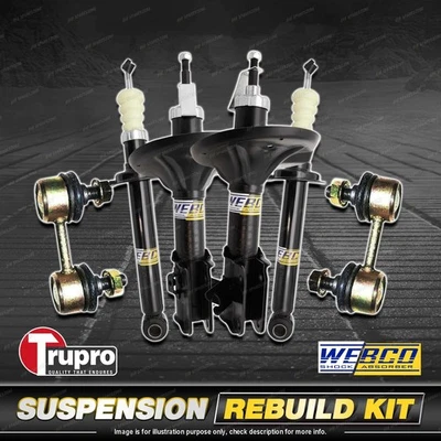 Front Rear Webco Shock Sway Bar Link Kit for Mitsubishi Magna TE TF TH TJ Sedan - image 1 of 3