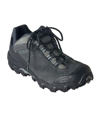 Best Sellers ⚡L.L.Bean Men's Oboz Bridger Low B-Dry Hiking Shoes Dark Shadow