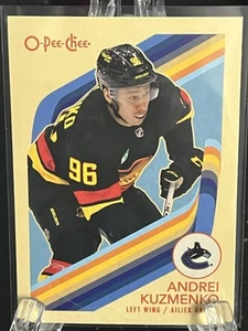 ANDREI KUZMENKO----2023-24 O PEE CHEE----RETRO----CANUCKS---FREE SHIPPING - Picture 1 of 2