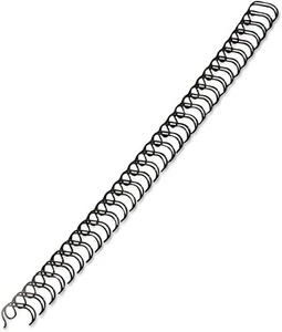 Fellowes Filo Spine di Legatura da 1/4 di Pollice, Confezione da 25, 0,3" x 11" x 0,3", Nero - Foto 1 di 4
