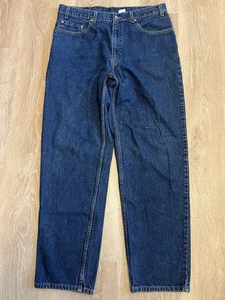 Jeans uomo Levi's 550 relaxed fit gamba dritta 38x32 blu lavaggio med vintage anni 90 - Foto 1 di 17