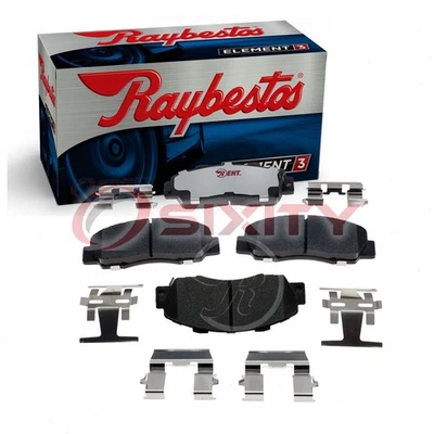 Juego de pastillas de freno de disco delanteras Raybestos Element3 para Honda Prelude CB 1993-2001 Foto 1 de 4