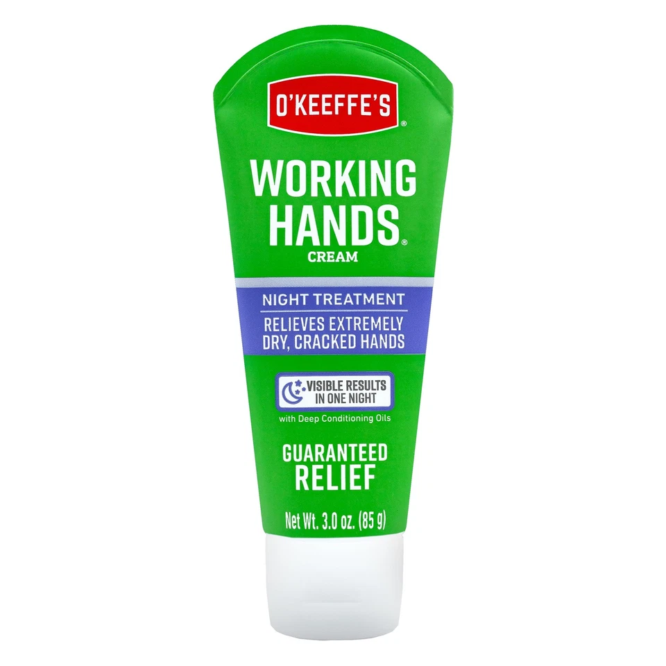 O'Keeffe's Working Hands Night Treatment Hand Cream 3oz Tube