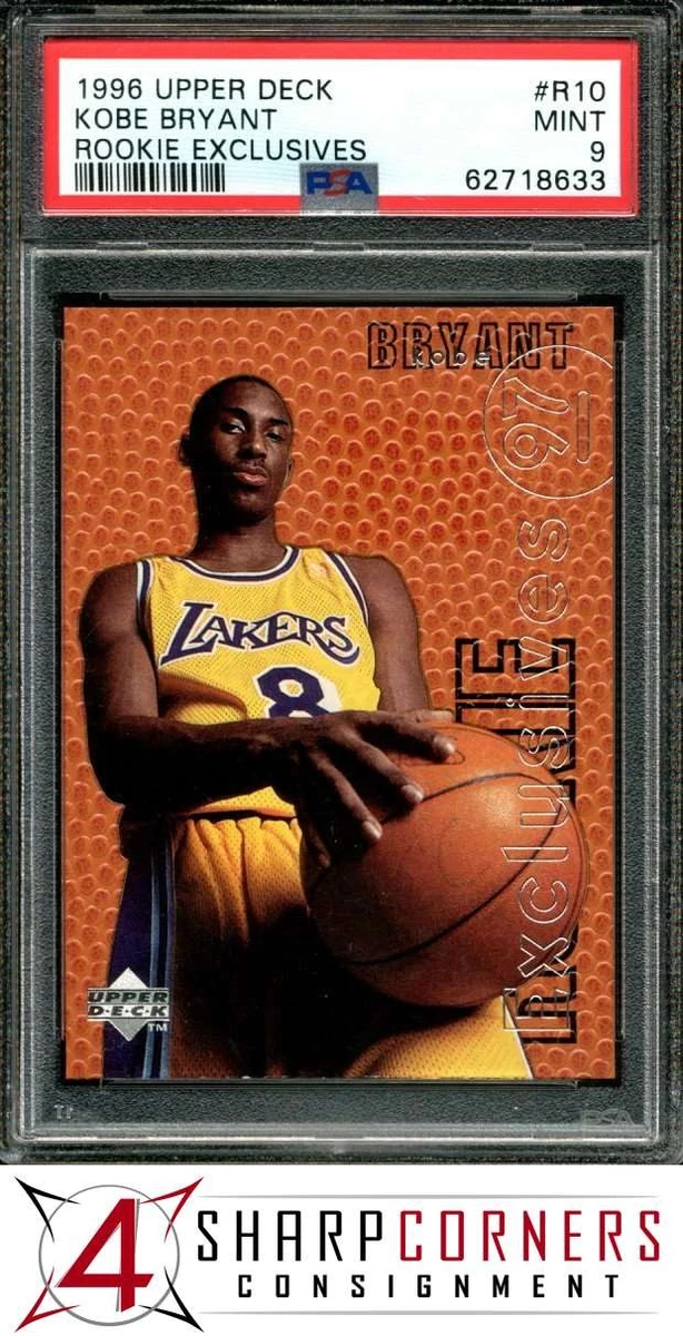 Upper Deck Kobe Bryant Basketball Rookie Trading Card Singles for