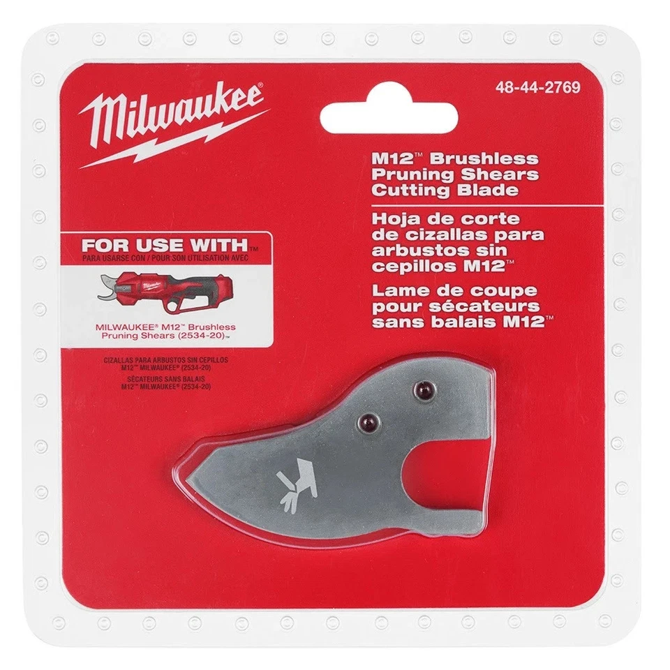 Milwaukee Tool 48-44-2769 Hoja de repuesto para tijeras de podar, acero 3 en L Foto 1 de 1