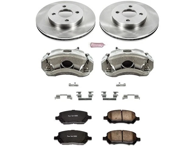 Kit de pastillas de freno delanteras y rotor para Pontiac G5 2008 2009 2007-2010 JV324XS Foto 1 de 1
