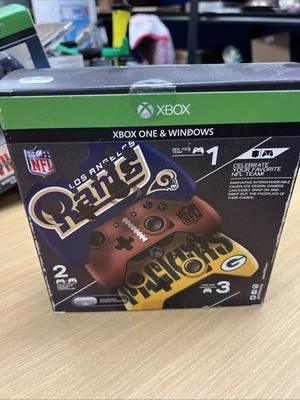 PDP Faceoff  Xbox One And Windows Controller NFL Edition New Factory Sealed - Image 1 of 4