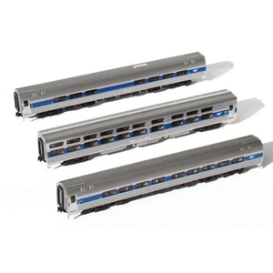 Kato N Scale Amfleet Viewliner Phase VI 3-Car Set - Picture 1 of 2