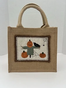 Fall Scarecrow and Pumpkins Handbag - Picture 1 of 11