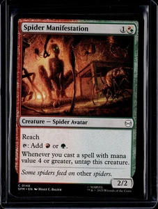 Spider Manifestation - 148 - SPM - NM - MTG Magic the Gathering - Picture 1 of 1