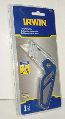 Cuchillo utilitario plegable Irwin FK100 cortador de caja pelacables + 1 hoja 1858318 Foto 1 de 4