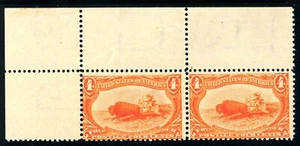 Scott 287 OG MNH FVF US 1898 Trans-Mississippi Pair SCV $660+ - Picture 1 of 2