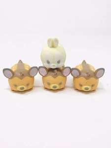 Disney Tsum Tsum PASTEL PARADE Bambi And Miss Bunny Lot Of 4 - Picture 1 of 8