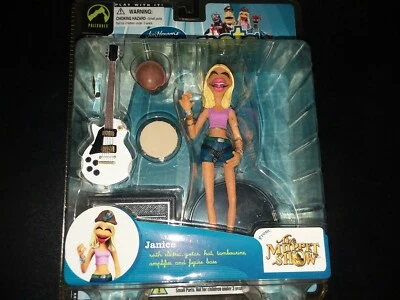 Camisa rosa guitarrista The Muppet Show Janice Electric Mayhem de Palisades Toys O1 Foto 1 de 3