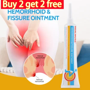 HEALMUSZ Hemorrhoid Ointment for Relief of Pain, Swelling, Discomfort, Itching - Picture 1 of 16