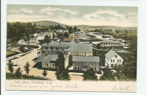 Main Street Greenfield NH Postcard 1906 UDB New Hampshire Town Scene - Picture 1 of 2
