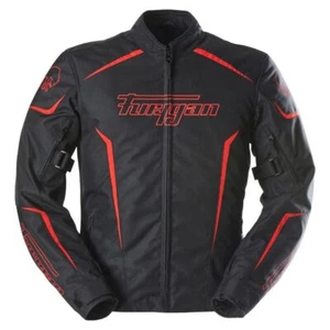 Furygan Yori Textile Waterproof Jacket Motorcycle Motorbike Black SALE £129.99 - Picture 1 of 3