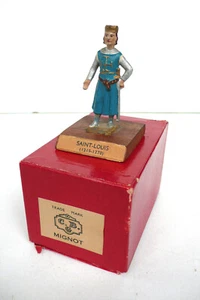 C B G MIGNOT SOLDATS DE PLOMB FIGURINE SAINT LOUIS BOITE D'ORIGINE Ht 5,7 cm - Imagen 1 de 7