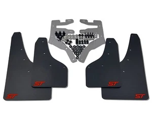 rallyflapZ | Flaps de barro para adaptarse a Ford Fiesta Mk8 ST | ST-Line Negro 4 mm PVC*G ST-R - Imagen 1 de 7