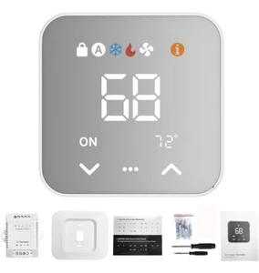 Wifi Smart Thermostat for House, Programmable Thermostat Compatible with Alexa a - Picture 1 of 10