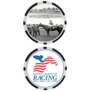 ARTS AND LETTERS - HORSE RACING HALL OF FAME - RACE HORSE - POKER CHIP - Picture 1 of 2