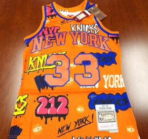 MITCHELL & NESS NBA HWC NEW YORK KNICKS PATRICK EWING SWINGMAN JERSEY SIZES - Picture 1 of 6