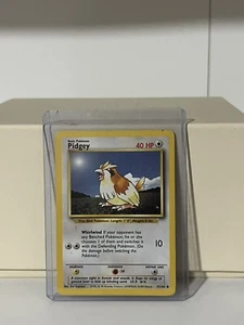 Pidgey 57/102 Base Set Unlimited Vintage WOTC 1999 LP - Picture 1 of 2