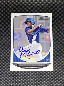 Gabriel Guerrero Seattle Mariners 2013 Bowman Signed Auto Card #BP91 ~ COA - Picture 1 of 3