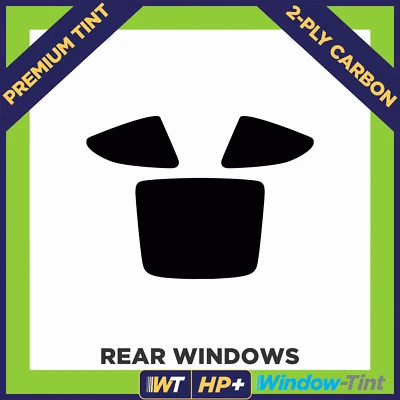 Tinte de ventana precortado de carbono para Porsche Cayman 2014+ 20 % oscuro premium 2 capas HP+ Foto 1 de 4