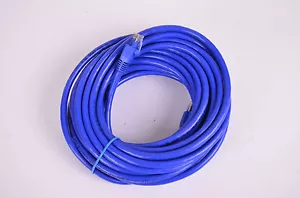 30' Cat 6 Network Cable, Blue - Picture 1 of 2