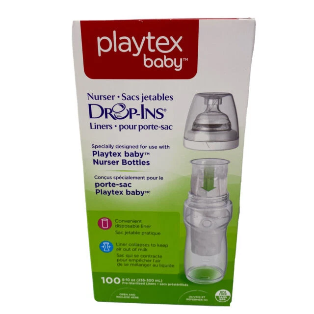 Playtex Drop-Ins Liners, 8oz - 100 Count