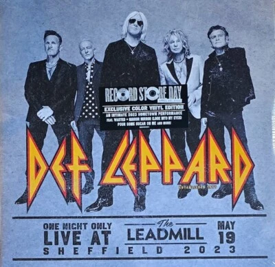 DEF LEPPARD ONE NIGHT ONLY: LIVE AT THE LEADMILL - COLORED VINYL 2-LP SET " NEW" - Imagem 1 de 2