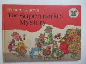 Richard Scarry’s The Supermarket Mystery 196 1st Edition Hardcover 1969 - Picture 1 of 20
