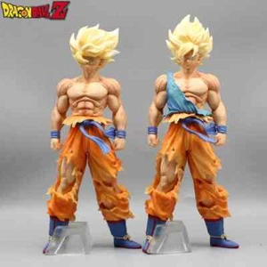 Figurines DBZ SON GOKU SAIYAN BATTLE DAMAGED 2 modèles TOP QUALITE PETIT PRIX - Imagen 1 de 18