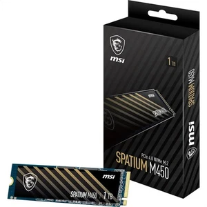 mSI SPATIUM M450 PCIe 4.0 NVMe M.2 1TB - Disque SSD Interne 1 to, PCIe 4.0 NVMe - Photo 1/4