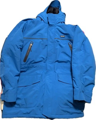 Abrigo Parka Lands’ End Para Hombre Azul Squall Talla 2XL Forrado de Vellón Interior Acolchado Foto 1 de 4