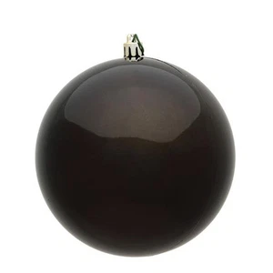 Vickerman N590884DSV 3 in. Gunmetal Shiny UV Treated Christmas Ornament Ball ... - Picture 1 of 1