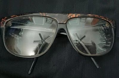 Винтажные солнцезащитные очки 1980-х Laura Biagiotti Browline коричневые/золотистые  - Изображение 1 из 4