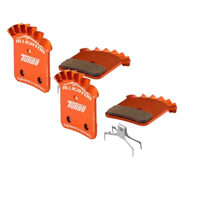 Pastillas de freno orgánicas de 2 pistones tipo G con aletas de disipación de calor ligeras, Foto 1 de 2