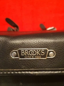 Coole schwarze Brooks - Fahrradtasche, Retro-Style - Bild 1 von 14