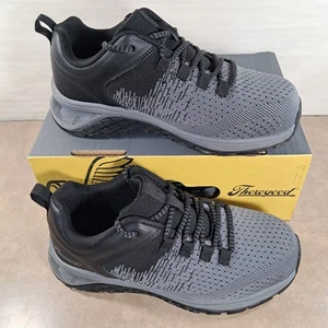 Thorogood Women’s 8W Gray Black Composite Toe Work Shoes Slip Resistant ASTM 509 - Picture 1 of 22