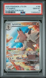 Lycanroc 166/159: Journey Together Holo PSA 10 Pokémon TCG - Picture 1 of 2