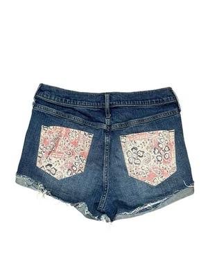 Y2k Hollister Jean tiro alto corto micro pantalones cortos 2" entrepierna talla 5 27W Foto 1 de 4