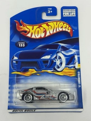 Corvette #133 A5 Hot Wheels Silver 97 Foto 1 de 4